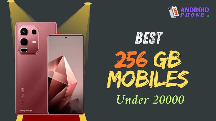Best 256GB Mobiles Under 20000