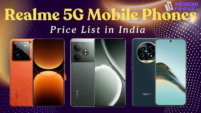 _Realme 5G Mobile Phones Price List in India