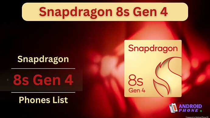 Snapdragon 8s Gen 4 Phones List