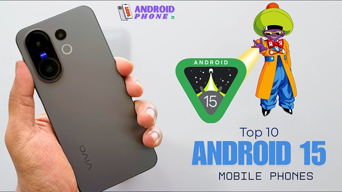 Top 10 Android 15 Mobile Phones