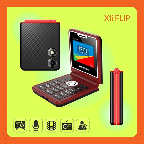 Micromax X1i Flip