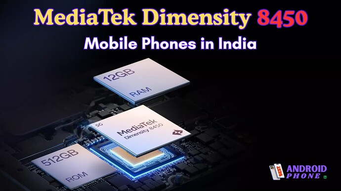 MediaTek Dimensity 8450 Mobile Phones
