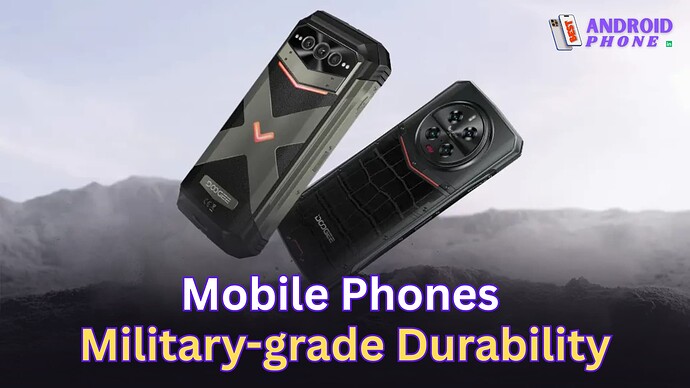 Mobile phones Military-grade Durability