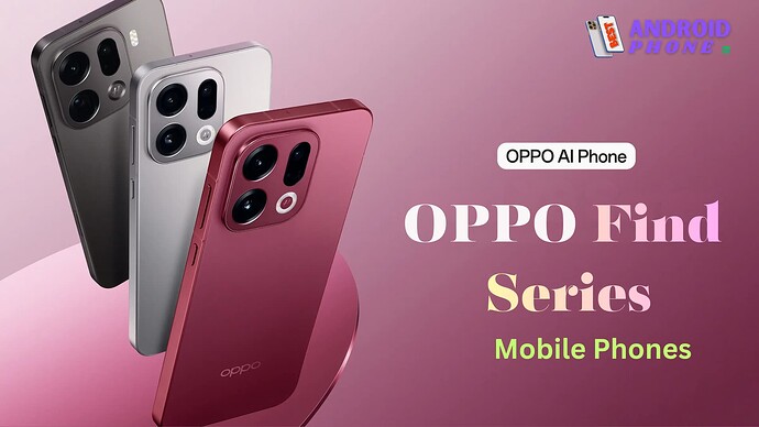 Oppo Find Series Mobile Phones