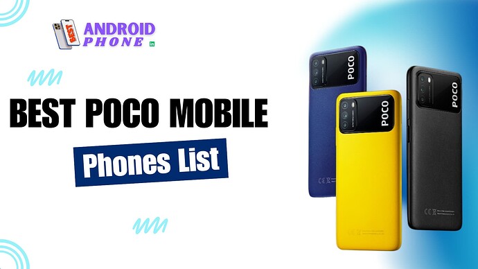 Best POCO Mobile Phones