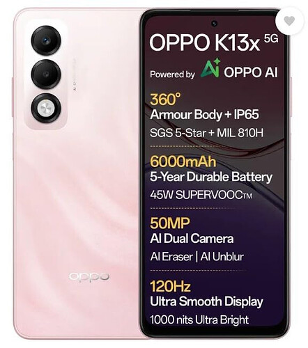 OPPO K13x
